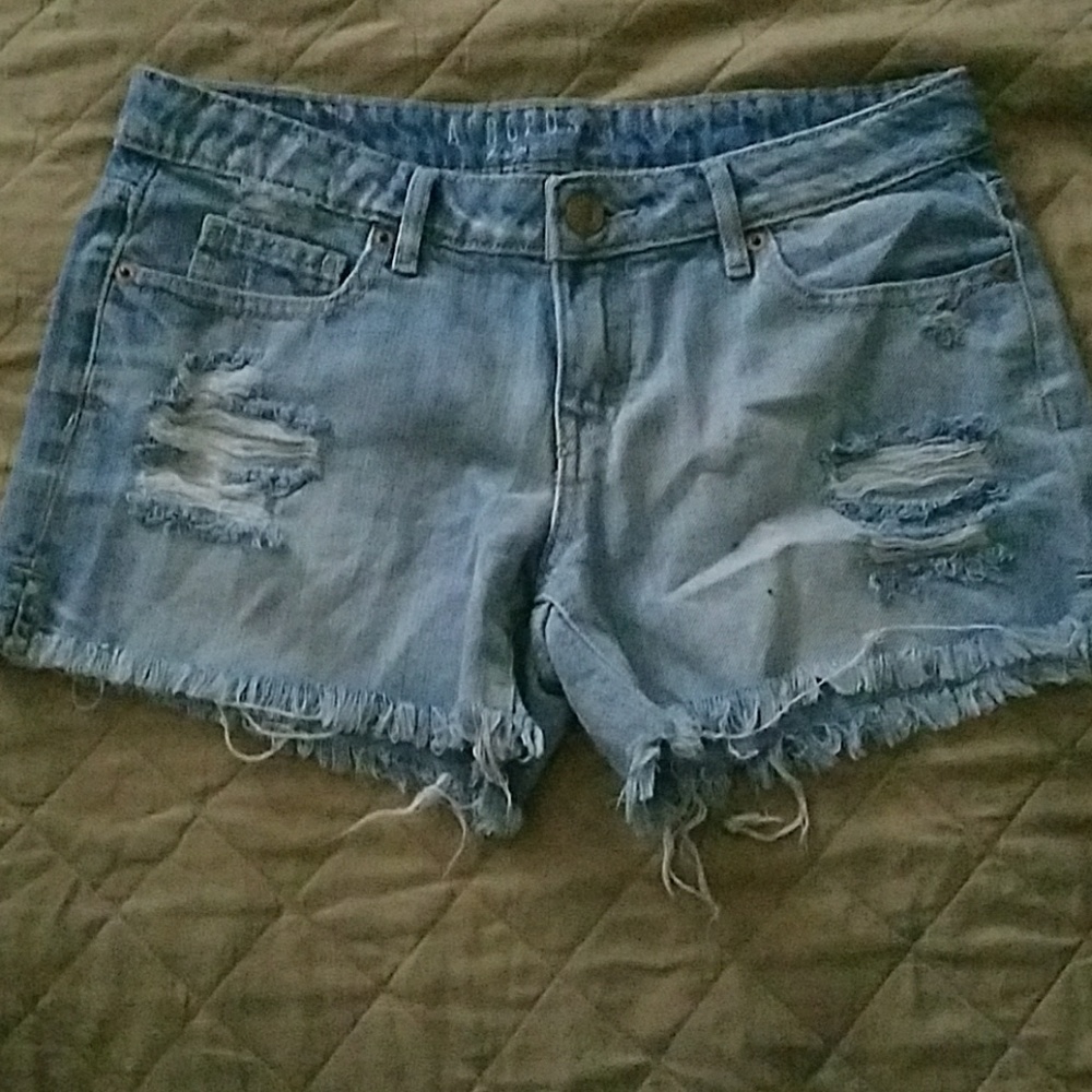 Denim shorts